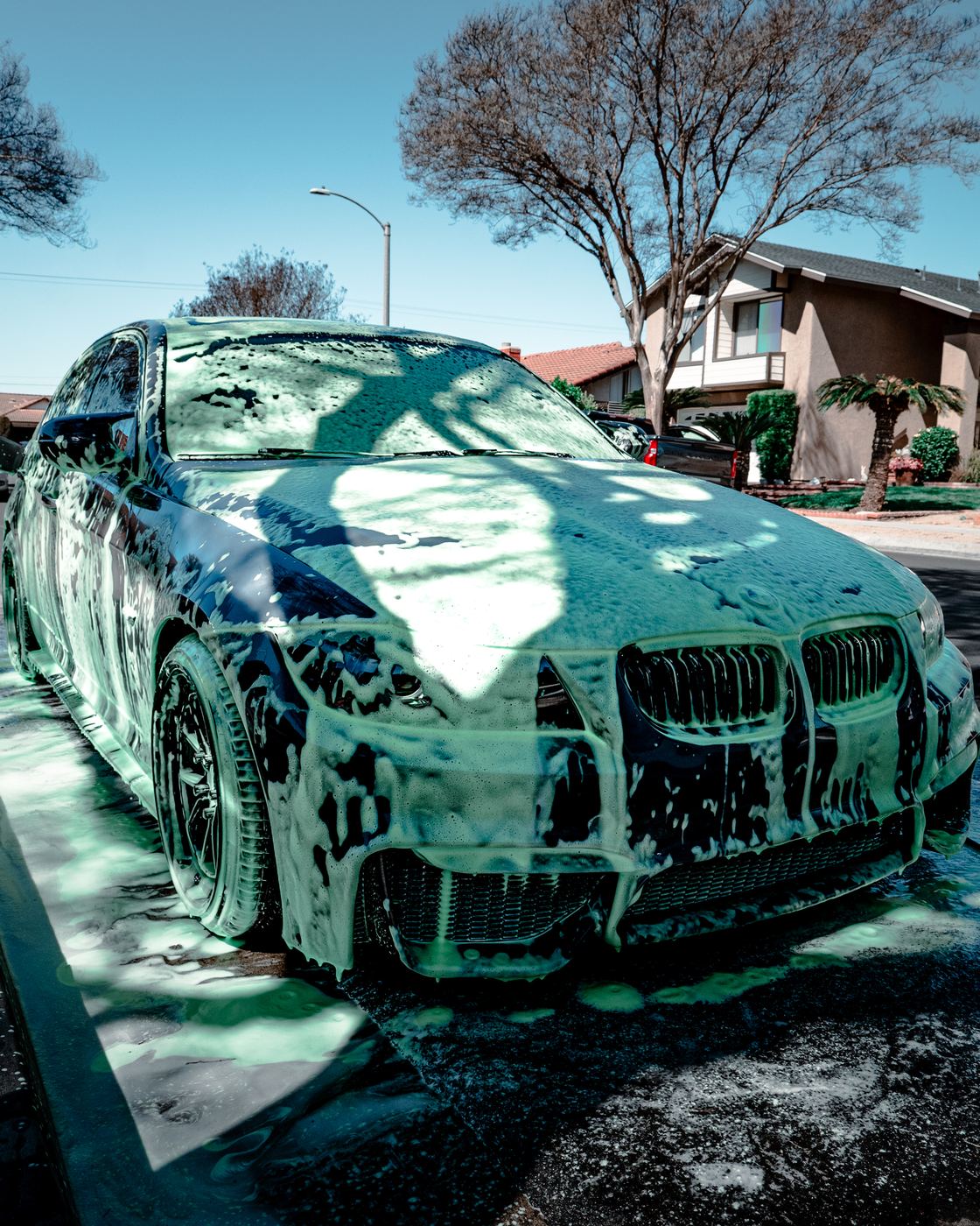 Signature Exterior Reset — BMW foam bath
